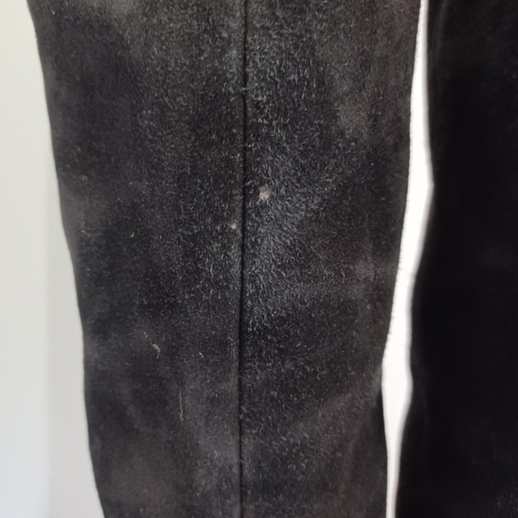 Stuart Weitzman Tall black suede boots size 9M MADE IN SPAIN - Picture 6 of 15